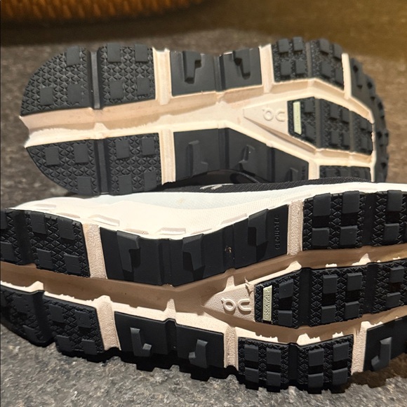 On Running Women’s Black and White Sneakers - Picture 3 of 6